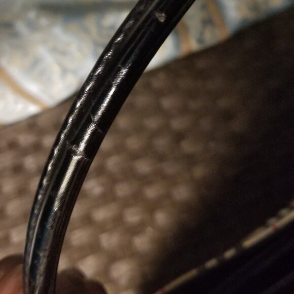 Tan Checker Pattern Purse - Picture 4 of 7